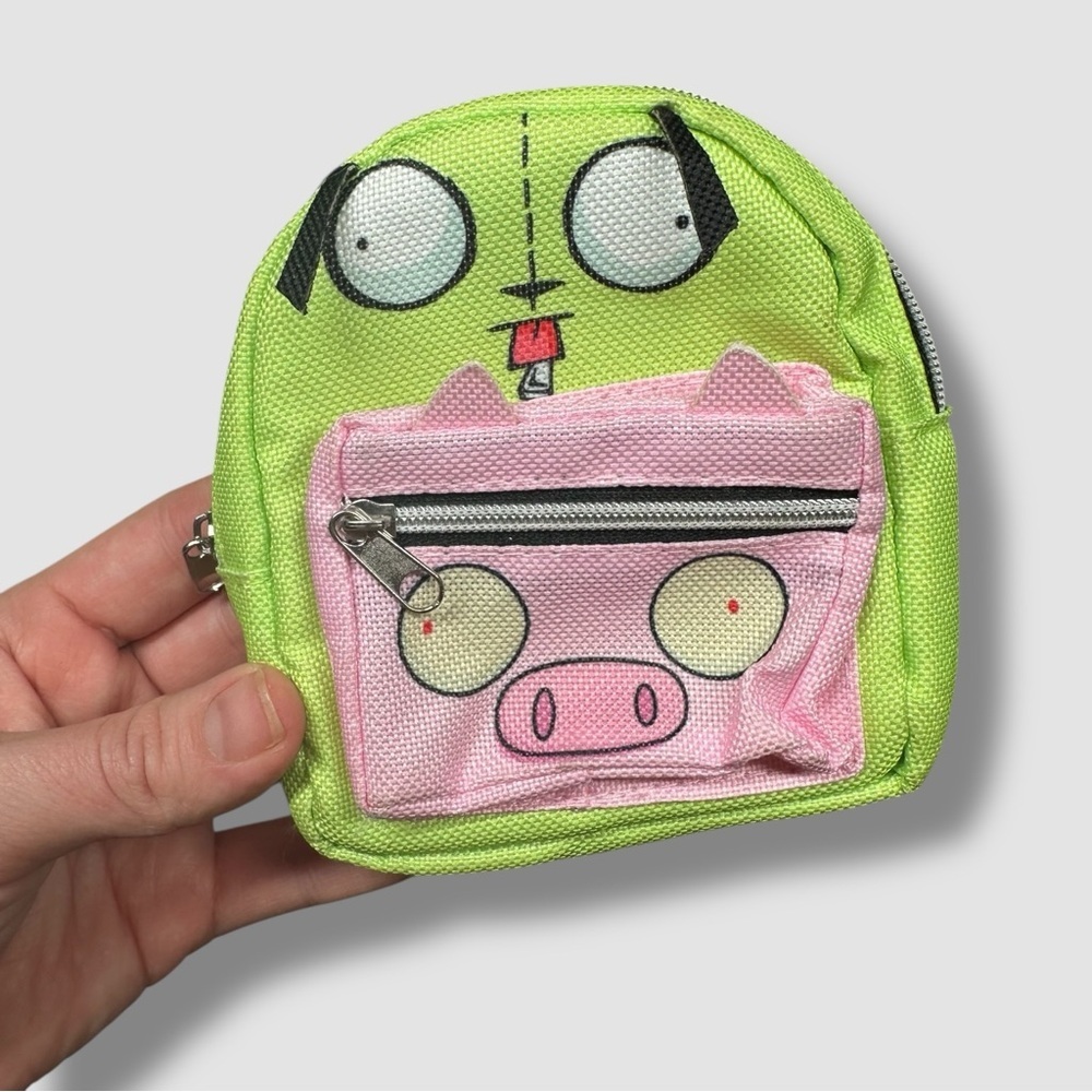 Buckle-Down Invader Zim Gir Crossbody And Mini Bag Keychain - Picture 11 of 16
